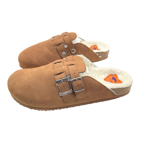 Rocket Dog Abel Cognac Shearling Mule 8 - Picture 1 of 8